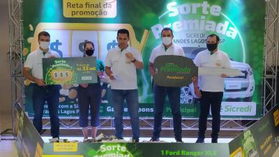 Ganhador da PromoÃ§Ã£o Sorte Premiada do Sicredi foi de Laranjal